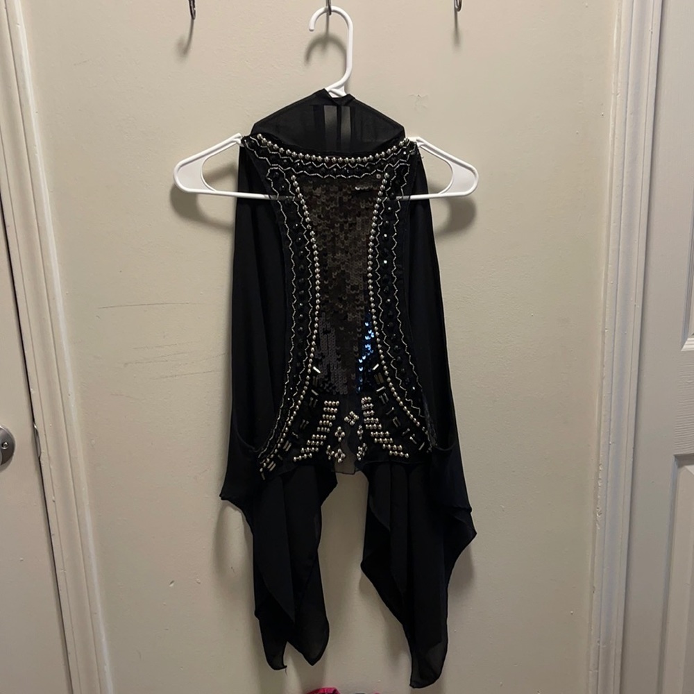 Sheer beaded Shaw